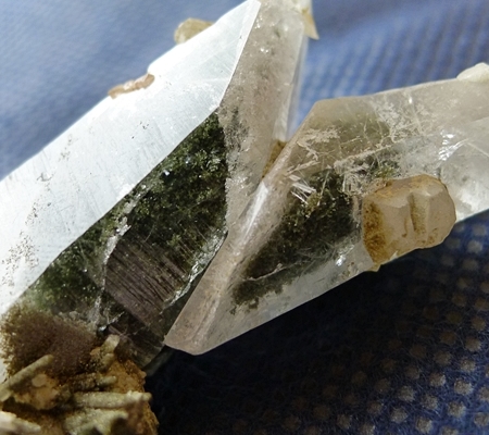 ヒマラヤ水晶原石特殊形状043 壮大な干渉水晶 ヒマラヤ水晶の